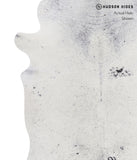 Salt and Pepper Black Cowhide Rug #A7797