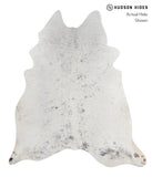 Salt and Pepper Black Cowhide Rug #A8935