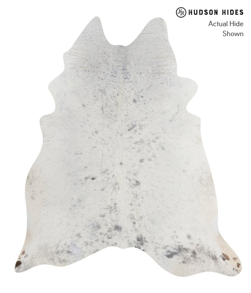 Salt and Pepper Black Cowhide Rug #A8935