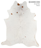 Salt and Pepper Brown Cowhide Rug #A9194