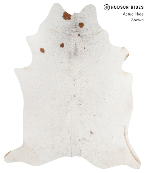Salt and Pepper Brown Cowhide Rug #A9194