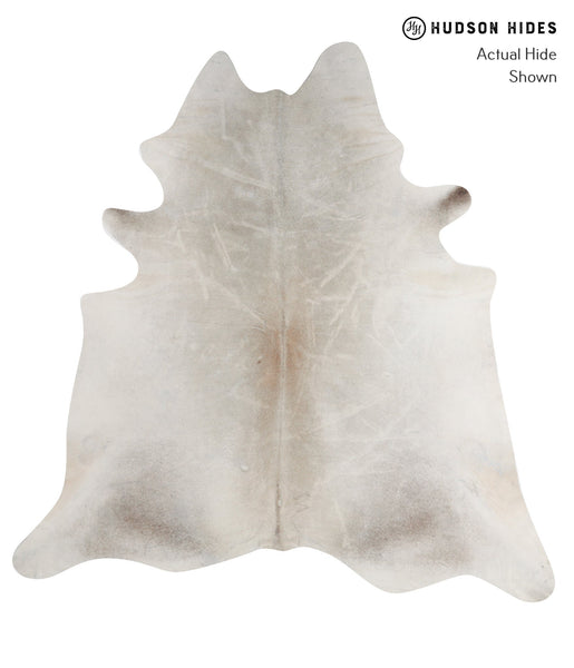 Grey with Beige Cowhide Rug #A9206
