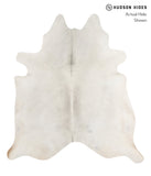 Grey with Beige Cowhide Rug #A9240