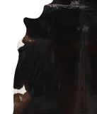 Solid Black Cowhide Rug #A9527