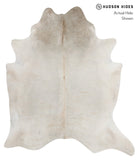 Grey with White Cowhide Rug #A9590