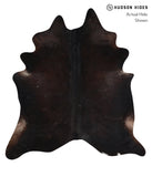 Solid Black Cowhide Rug #A9761
