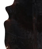 Solid Black Cowhide Rug #A9924