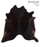 Solid Black Cowhide Rug #A9937