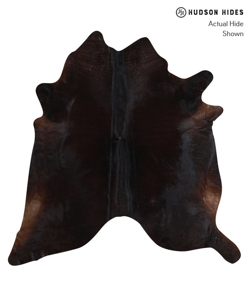 Solid Black Cowhide Rug #A9937
