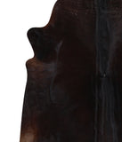 Solid Black Cowhide Rug #A9937