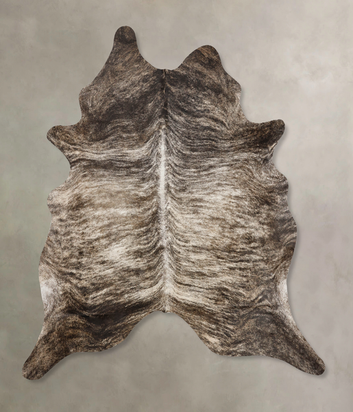 Grey Brindle Cowhide Rug #B10006