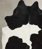 Black and White Cowhide Rug #B10010