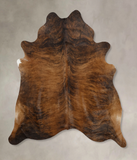 Dark Brindle Cowhide Rug #B10014