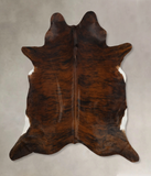 Dark Brindle Cowhide Rug #B10015
