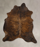 Dark Brindle Cowhide Rug #B10016