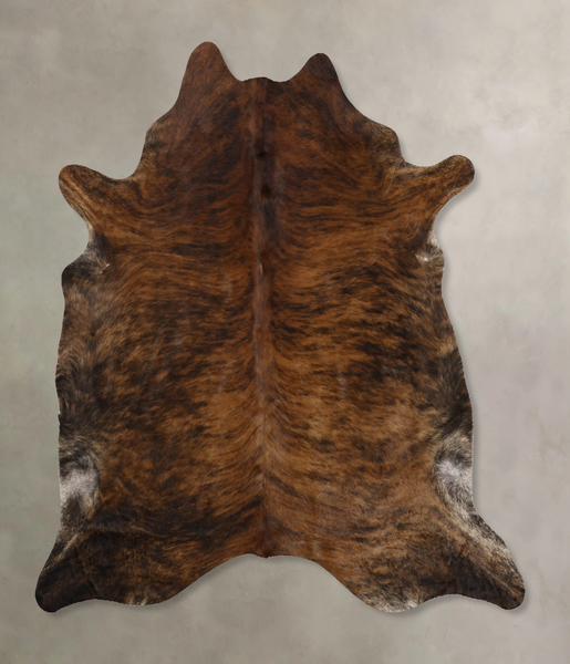 Dark Brindle Cowhide Rug #B10036