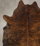 Dark Brindle Cowhide Rug #B10036