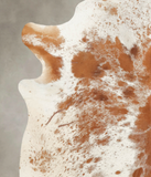 Salt and Pepper Brown Cowhide Rug #B1006