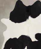 Black and White Cowhide Rug #B10063
