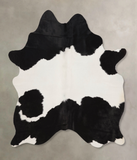 Black and White Cowhide Rug #B10064