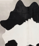 Black and White Cowhide Rug #B10064