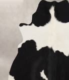 Black and White Cowhide Rug #B10066