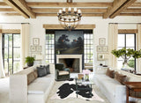 Black and White Cowhide Rug #B10066