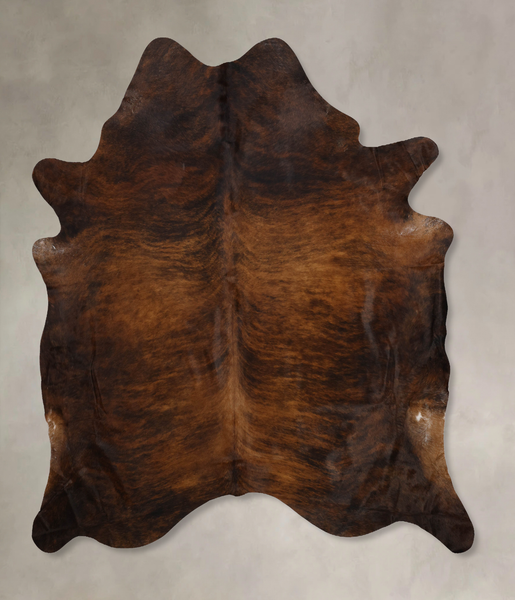 Dark Brindle Cowhide Rug #B10073