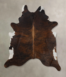Dark Brindle Cowhide Rug #B10076