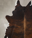 Dark Brindle Cowhide Rug #B10076
