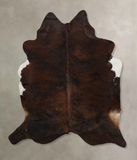 Dark Brindle Cowhide Rug #B10098
