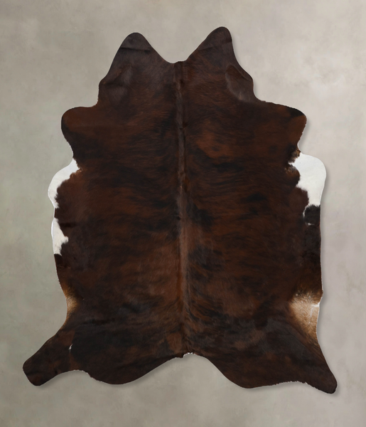 Dark Brindle Cowhide Rug #B10098
