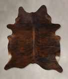 Dark Brindle Cowhide Rug #B10102