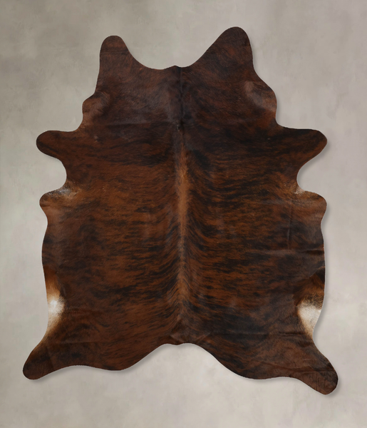 Dark Brindle Cowhide Rug #B10102