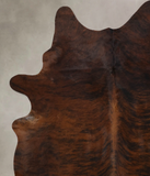 Dark Brindle Cowhide Rug #B10102