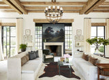 Dark Brindle Cowhide Rug #B10102