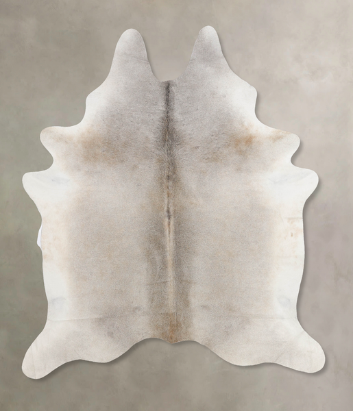 Grey with Beige Cowhide Rug #B10112