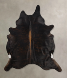 Dark Brindle Cowhide Rug #B10118