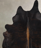 Dark Brindle Cowhide Rug #B10118