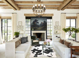 Black and White Cowhide Rug #B10124