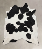 Black and White Cowhide Rug #B10126