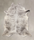Grey Brindle Cowhide Rug #B10128