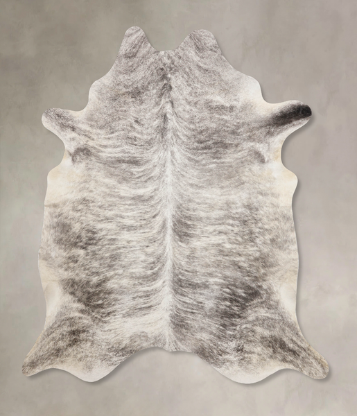 Grey Brindle Cowhide Rug #B10128