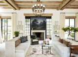 Grey Brindle Cowhide Rug #B10128
