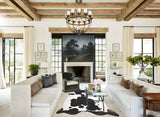 Chocolate and White Cowhide Rug #B10139
