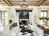 Black and White Cowhide Rug #B10141