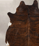 Dark Brindle Cowhide Rug #B10195