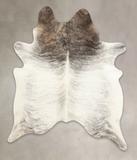 Grey Brindle Cowhide Rug #B1031
