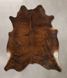 Dark Brindle Cowhide Rug #B10330