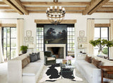 Black and White Cowhide Rug #B10335